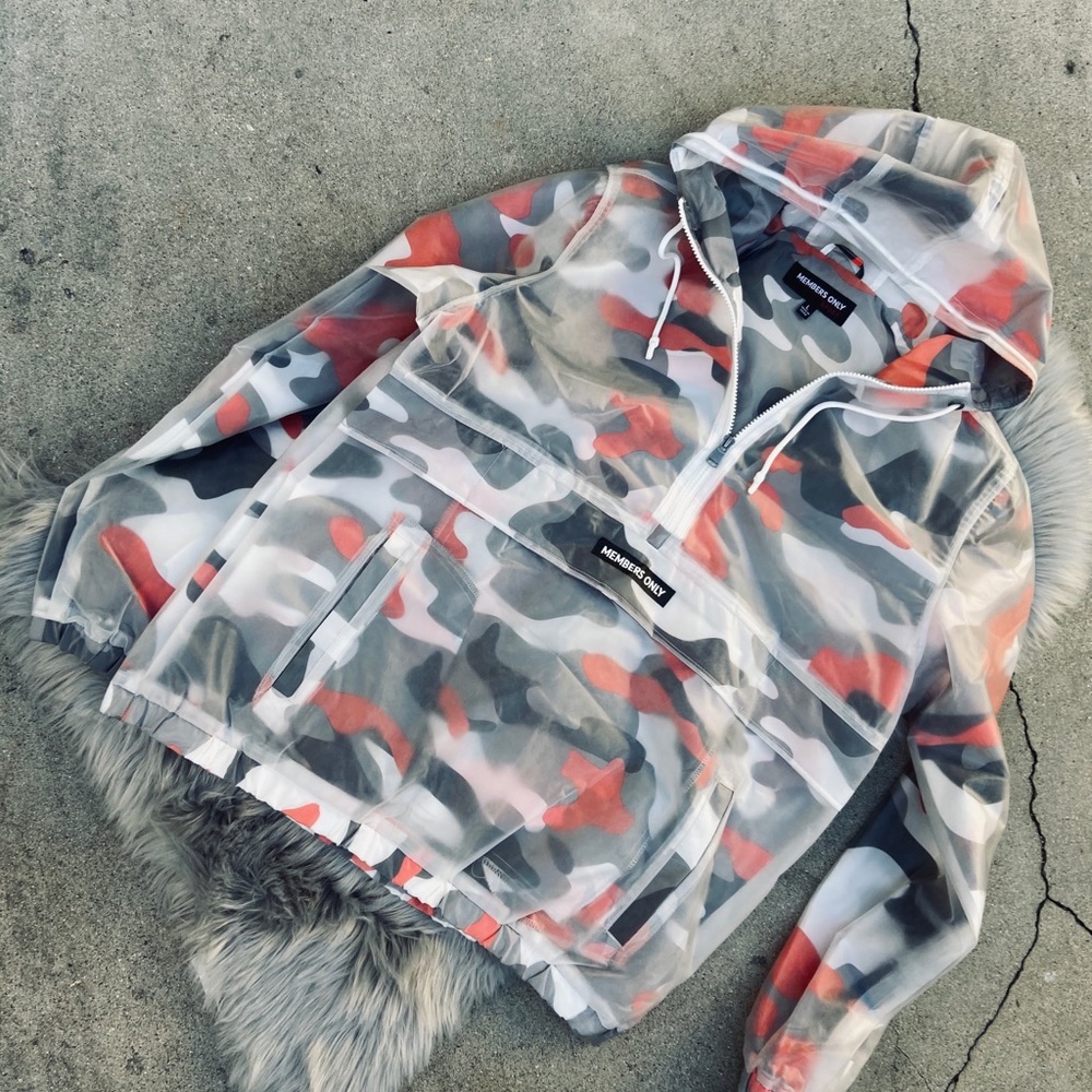 Members Only Translucent Jacket ❤️